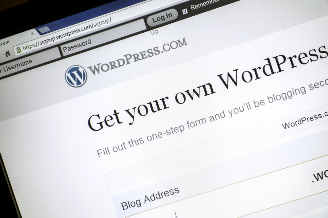 WordPress is a free and open source blogging tool.